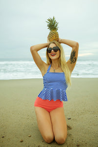 Poppy Peplum (Top Only)- WAREHOUSE SALE